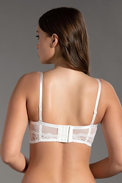 C&City Podporovaný Bustier C15120 Ecru bez ramínek