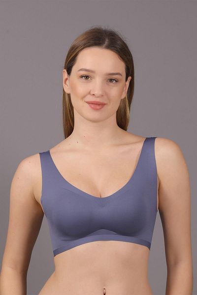C&City No Underwire Seamless Laser Αφαιρούμενο Σουτιέν με επένδυση C26125 Indigo