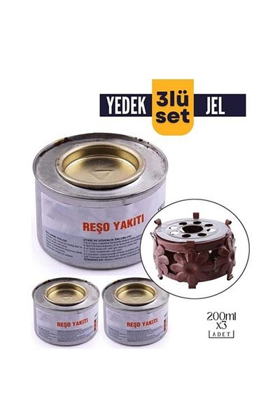 Transformacion 3 PCS Replacement Chafing Gel Fuel for Ottoman Stove -718436
