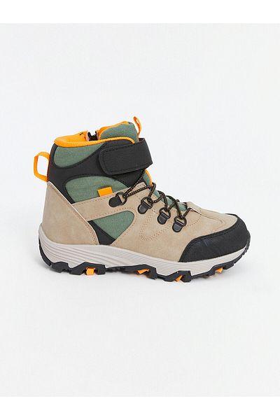 LC Waikiki Lcwk Boy's Trekking Boots με κορδόνια και Velcro