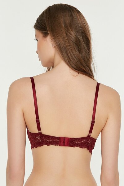 C&City Biustonosz usztywniany C15105 Bordowo-czerwony