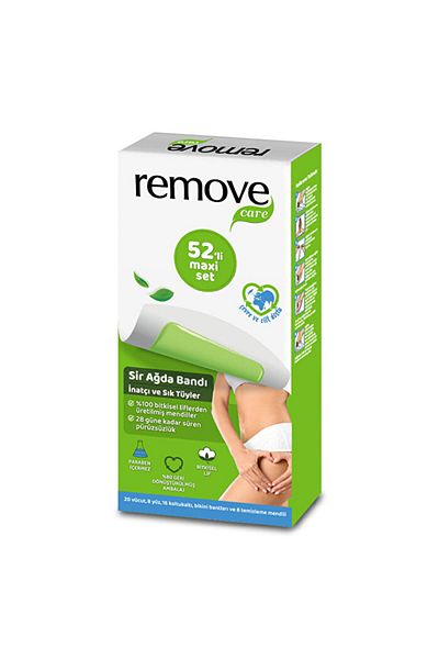 remove - Stubborn and Thick Feathers Waxing Tape - 52 Pieces Maxi Set - 52 Pieces