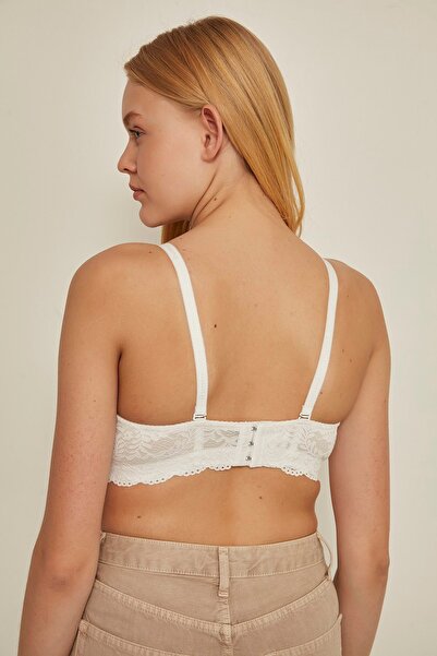 C&City 7205 Women's Padded Strapless Bra Ecru