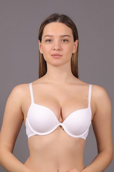 C&City Doppelter Push-Up-Stütz-BH C17035 Weiß