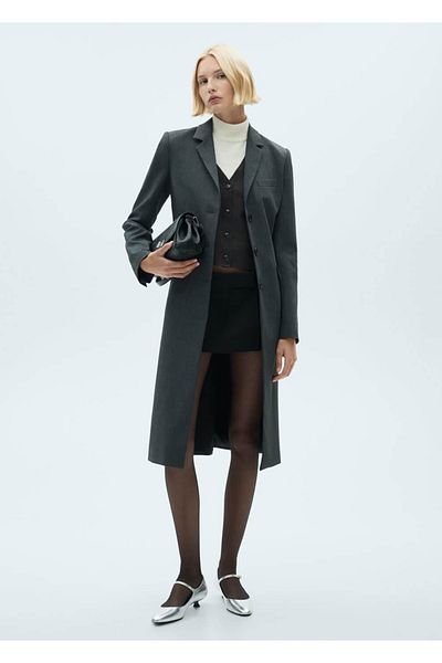 MANGO Woman Cardigan tricot cu decolteu în V