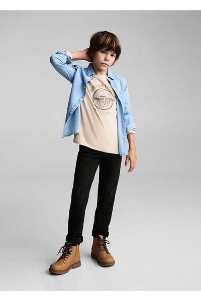 MANGO Kids Tricou din bumbac cu model