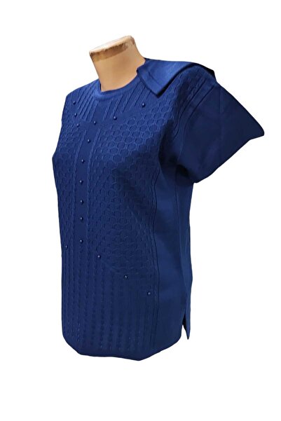 Sel Giyim YENİ SEZON TAŞ DETAYLI TRİKO ANNE KAZAK \ ANNE BLUZ