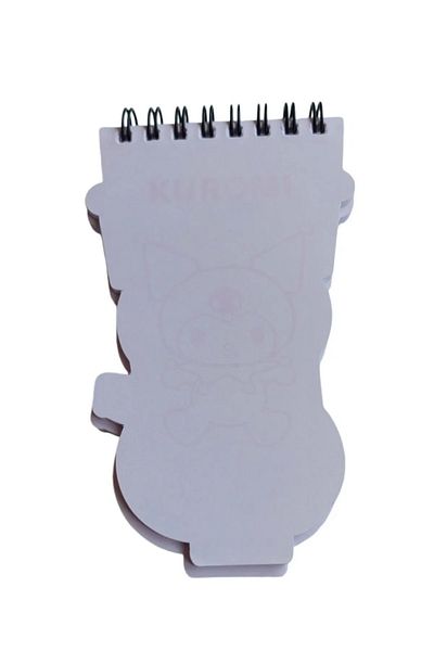 tüftürük Kuromi Notebook 80 Sheets with Spiral Colored Pages