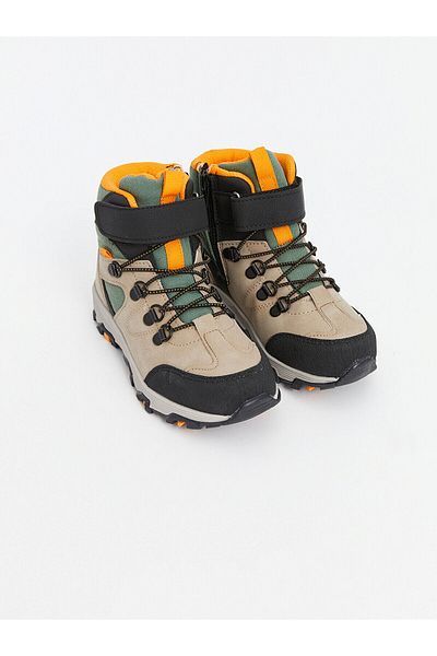 LC Waikiki Lcwk Boy's Trekking Boots με κορδόνια και Velcro