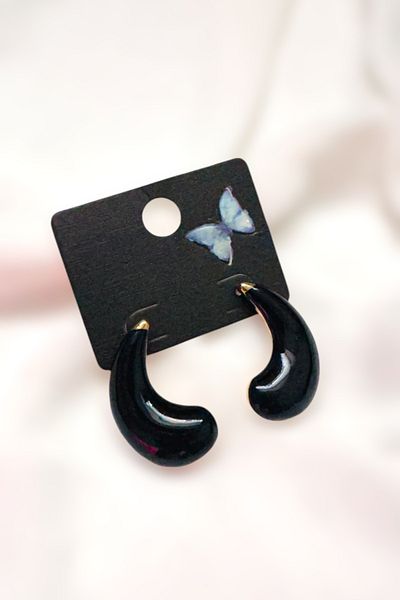 PETEK AKSESUAR Asymmetric Earring with Drop Mini