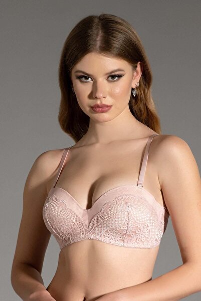 C&City Biustonosz bez wsparcia Lotus C13018 Różowy