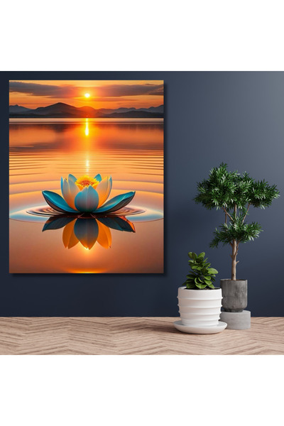 LİLYHOBBYLAND Sayılarla Boyama Hobi Seti Renkli Baskı (ÇERÇEVELİ-BÜYÜK BOY) 8...