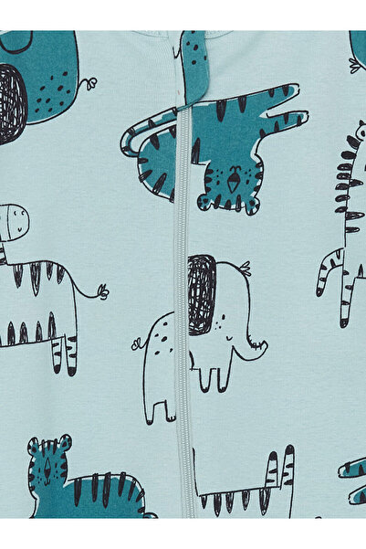 LC Waikiki Lcwk Bisiklet Yaka Uzun Kollu Erkek Bebek Tulum 3'lü