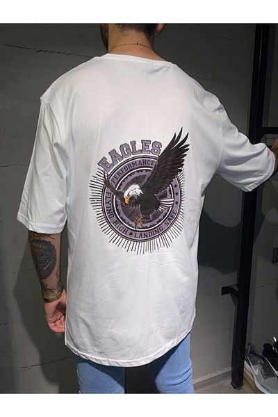 Relax family xf Ανδρικό μπλουζάκι με στάμπα Eagle Back