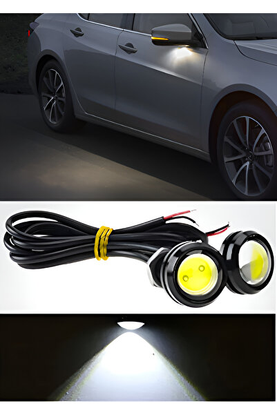 Sosyal Çarşı Ayna Altı Led Gündüz Ledi Tampon Altı Sis Ledi Motosiklet Turunc...