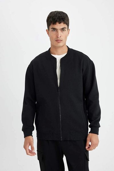 DeFacto D2605 - Ζακέτα Bomber με γιακά κολεγιακής εφαρμογής