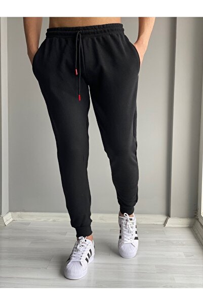 Relax family xf Erkek Eşofman Altı Slimfit Kalıp Kışlık Şardonlu Kumaş Siyah ...