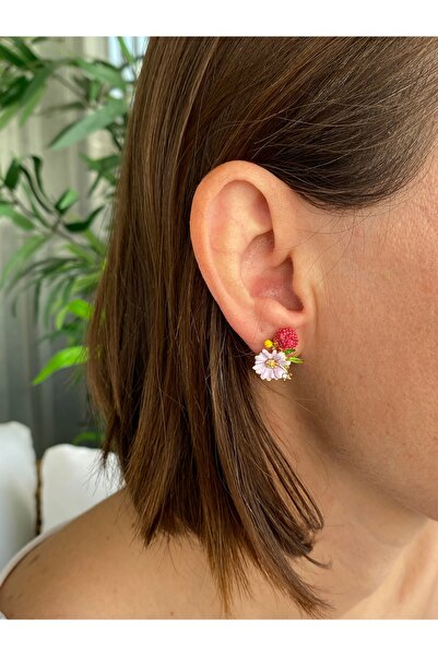 Lucios VİP ÇİÇEK BAHÇESİ ÇİVİ KÜPE (GÜMÜŞ İĞNELİ)