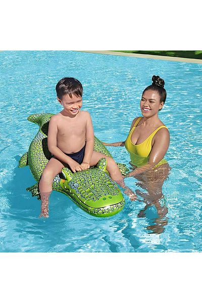 TOYFEST Crocodile Rider for Pool and Sea