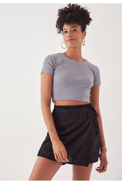 Herita Shorts mit hoher Taille und elastischer Taille