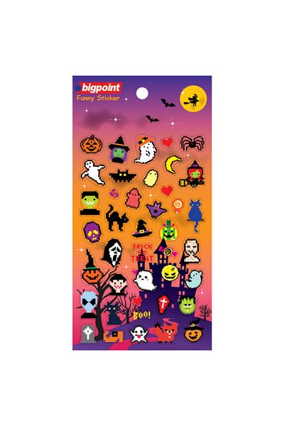 Bigpoint Pack of 15 Stickers for Pixel Halloween