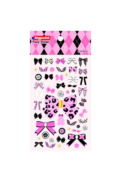 Bigpoint Pack of 15 Ribbon Stickers