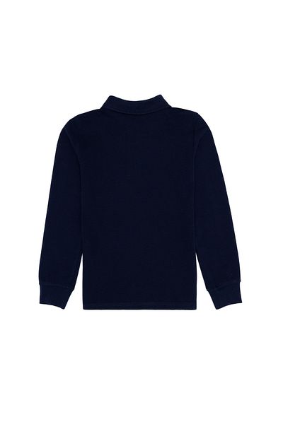 U.S. Polo Assn. Boy's Navy Blue Basic Polo Collar Sweatshirt