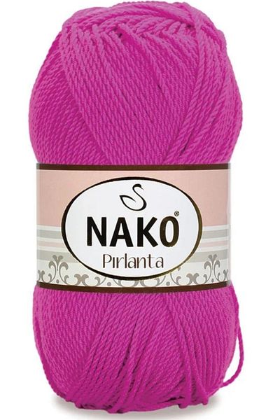 NAKO Ζωντανό Φούξια Διαμάντι Amigurumi Πλεκτό Χειροποίητο - Μαλλί Σχοινί 5571
