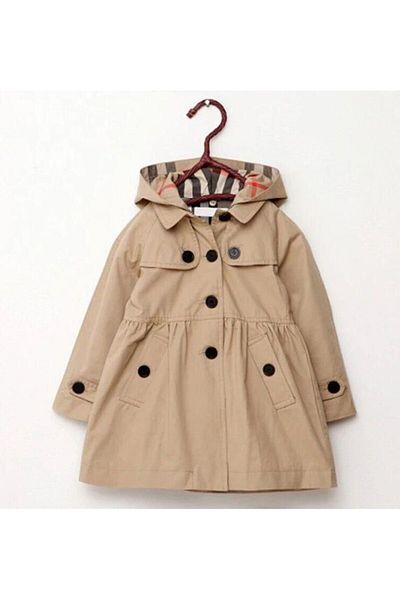Yavrumsa Girl's Princess Model Trench Coat