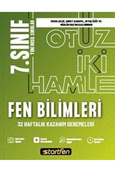 Genel Markalar 7. Sınıf - Fen Bilimleri 32 Hamle Kazanım Denemeleri