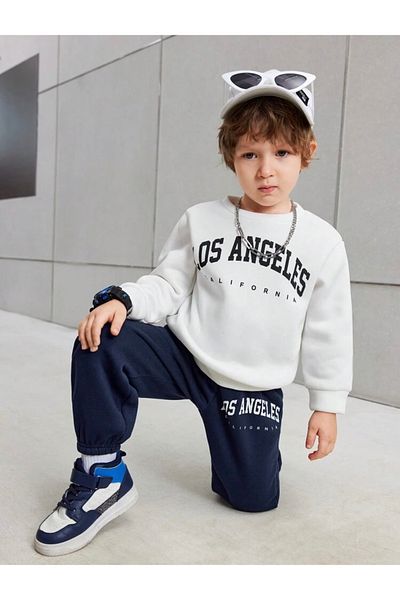 Serays moda Σετ αθλητικής φόρμας για κορίτσια/αγόρια με στάμπα Los Angeles