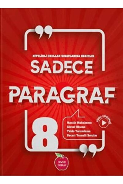 Newton Yayınları 8.Sınıf LGS Sadece Paragraf Soru Bankası