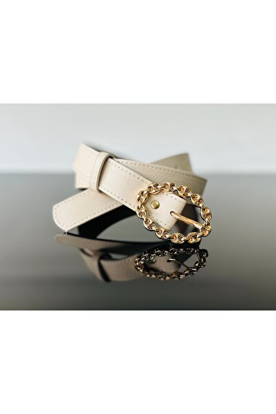 VERAMO نمط سلسلة ذهبية بيضاوية مفصلة، سترة، بنطلون، بلوزة، تنورة، حزام شورت