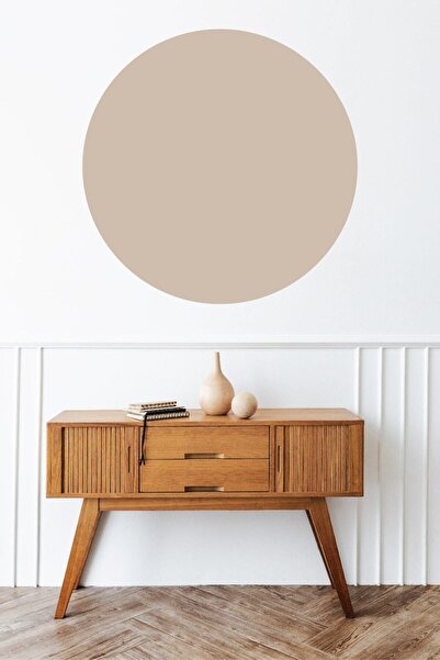 KanvasSepeti ورق جدران من القماش ذاتي اللصق، دائرة كاملة، جدار على طراز بوهو بوهيمي