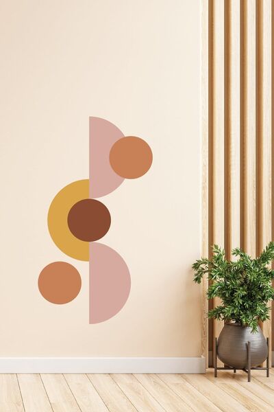 KanvasSepeti Kendiliğinden Yapışkanlı Kumaş Kanvas Dokulu Duvar Kağıdı Boho B...