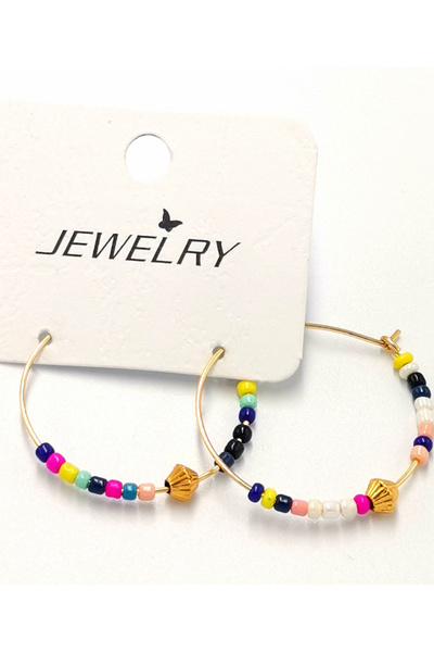 Monalisa Home أقراط فاخرة بأشكال ملونة