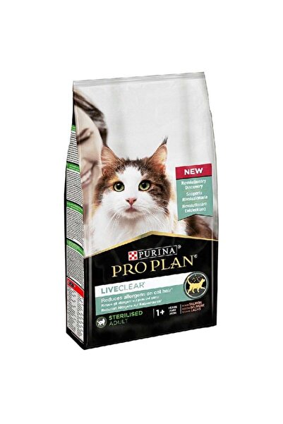 Pro Plan Proplan liveclear reduces allergens an cat hair Somonlu Kısırlaştırılmış Yetişkin Kedi Maması 1.4 kg