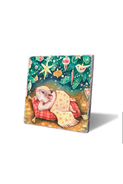 Purple Adv Design New Year's Coaster