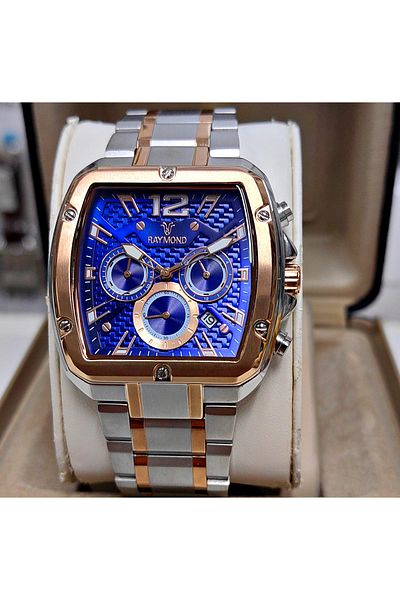 Raymond Steel Sports Men's Wristwatch