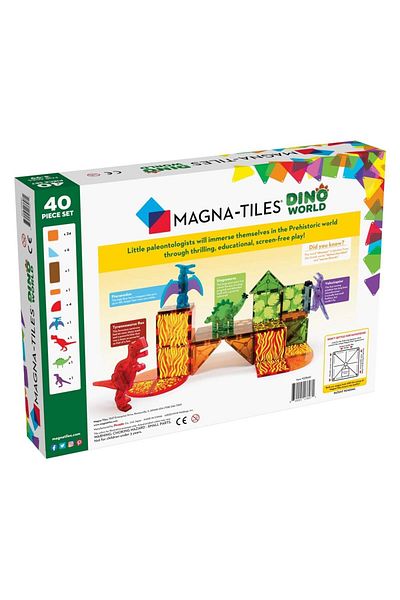 Magna Tiles Magna-Tiles ®   - Dinosaur World - 40 Pieces