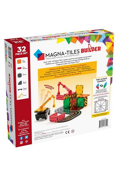 Magna Tiles Magna-tyles - Construction - 32 Pieces