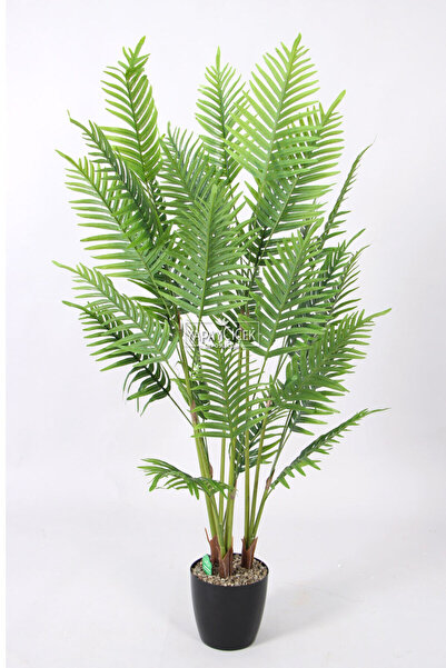 Yapay Çiçek Deposu Yapay Areka Palmiye Ağacı Gerçek Dokunuş 30 Yoğun Yapraklı...