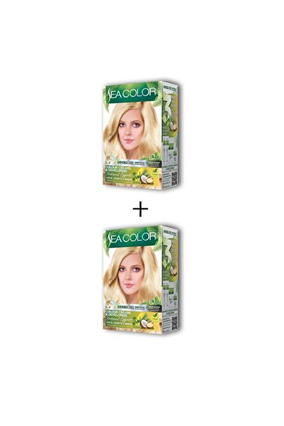 2x2 Tüp Krem Saç Boyası Seti Sedef Sarı No:10.0