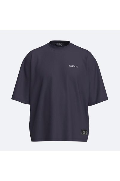 Shout Oversize Boxy Fit Basic Unisex T-Shirt