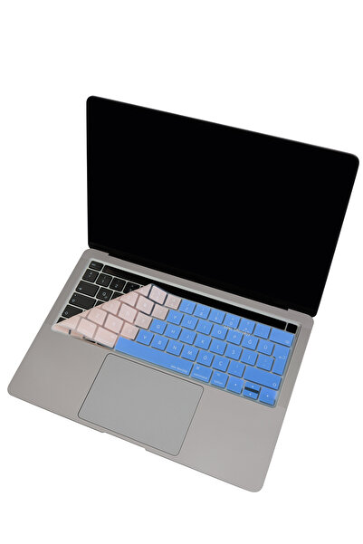 Mcstorey MacBook Pro Uyumlu Klavye Koruyucu Türkçe Q Silikon İnce Toz Sıvı Ko...