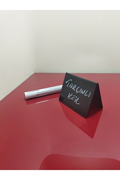 ETİKETLİK FİYATLIK Black Erasable Label-Chalkboard a Type 8X6 cm Size 30 Piec...