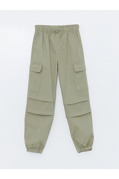 LC Waikiki LCW Elastic Waist Girl's Cargo Jogger Pants