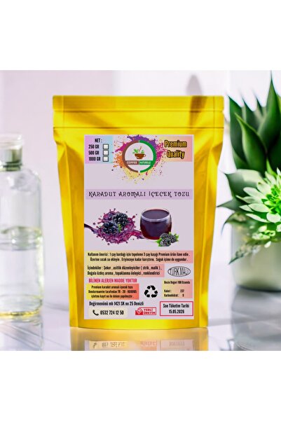 coffee Naturelle Karadut Aromalı Toz Içecek " Premium " 1 Kg - 1000 Gr