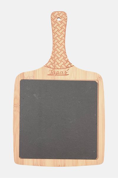 Muy Mucho Bamboo Serving Platter, Beige