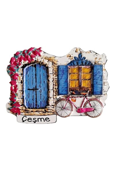 ella'nın çarşısı Çeşme Magnet Kabartmalı .